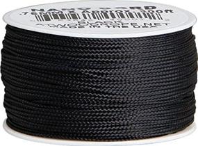 img 1 attached to 🌟 RG1037-BRK Nano Black Parachute Cord: Unmatched Strength and Versatility!