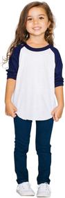 img 2 attached to American Apparel Unisex Sleeve Raglan Girls' Clothing in Tops, Tees & Blouses