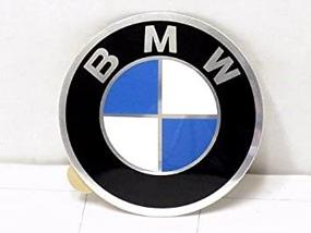 img 4 attached to 🔵 Подлинный эмблема с центральной крышкой колеса BMW диаметром 58 мм: высококачественная наклейка логотипа-эмблемы Hubcap Roundel.