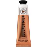 🌴 moisturizing coconut milk hand cream by bath and body works - 1.0 fl oz logo