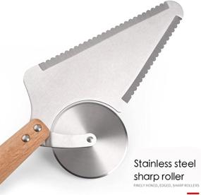 img 3 attached to Multi Functional Pizza Cutter Wheel Stainless