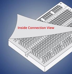 img 1 attached to DEYUE Solderless Prototype Breadboard Kit - 1x830 Tie-in Point, 2x400 Tie-in Points, 6x170 Tie Points for Effective Circuit Board Assembly