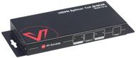 🔌 high-quality 4k hdmi splitter: 1 input 4 output, 1080p, 3d, pcm7.1, dolby truehd, dts-hd master audio, auto edid, threaded power supply, esd protection logo