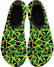 img 2 attached to Ultimate Performance: Breathable Barefoot Aqua Socks for Water Sports - Jamaica Tree Men's and Women's Quick-Dry Water Shoes for Running, Walking, Kayaking & Yoga