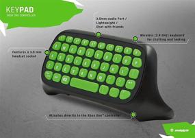 img 3 attached to 🎮 Snakebyte KEY: PAD - Xbox One Attachable Wireless QWERTY Keyboard for Controller - Enhanced Xbox Gaming Keyboard