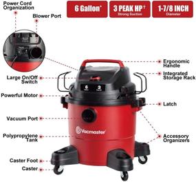 img 3 attached to 🧹 Powerful and Portable Vacmaster VJF607PF 6-Gallon Vacuum: Perfect for On-the-Go Cleaning