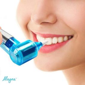 img 3 attached to Профессиональный перо для отбеливания зубов: Удаление поверхностных пятен на зубах с помощью компактного полировщика и отбеливателя зубов.