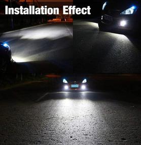 img 2 attached to 🔆 JDM ASTAR Bright White LED Fog Light Bulbs with Projector - Upgraded H10 9140 9145 9050 9155 + 144-EX Chips