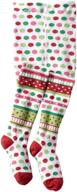 stylish and festive: jefferies socks little girls' party tight logo