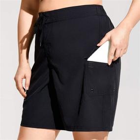 img 2 attached to 🩳 SYROKAN Women's Activewear Shorts with Pocket - Women's Clothing