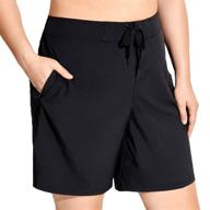 🩳 syrokan women's activewear shorts with pocket - women's clothing logo