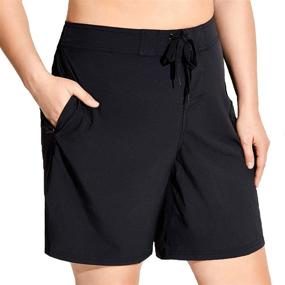 img 4 attached to 🩳 SYROKAN Women's Activewear Shorts with Pocket - Women's Clothing