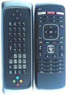 enhanced dual-sided keyboard internet remote for vizio m420sl m470sl m550sl e701i-a3 601i-a3 logo