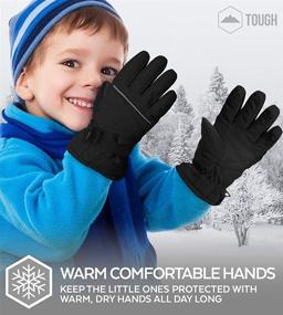 img 3 attached to 🧤 Winter Gloves for Kids - Waterproof Insulated Snow & Ski Gloves for Boys, Girls, Toddlers, and Youth in Cold Weather