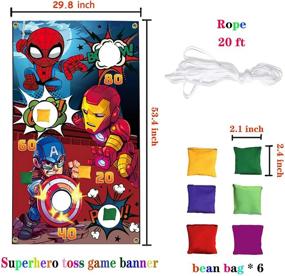 img 2 attached to Fun Superhero Birthday Throwing Games and Supplies Bags