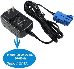 img 2 attached to 🔌 Высококачественное зарядное устройство для аккумулятора 12V для детских электромобилей Peg Perego: тректор John Deere Ground Force, квадроцикл John Deere Gator XUV, Polaris Outlaw Citrus, RZR 900. Идеальное решение для замены питания!