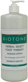 img 1 attached to Biotone's 32oz Herbal Foot Massage Lotion for Soothing Massages