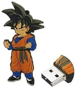 img 1 attached to Dragon Ball Goten Shape USB Flash Drive 16GB - High-Speed Memory Stick U Disk