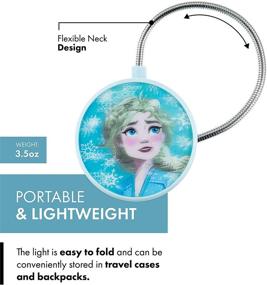 img 2 attached to 📚 WITHit Disney Frozen 2 Clip On Book Light – Elsa 3D – Dimmable LED Reading Light with Clip for Books, eBooks – Portable & Lightweight Bookmark Light for Kids