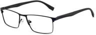 👓 occi chiari anti blue light glasses for men - black frame computer eyewear - game glasses for men logo