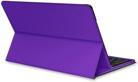 img 1 attached to 📱 10-inch RCA Viking Pro Tablet with Multi-Touch Display, Android (Go Edition), Purple - Includes Folio Keyboard