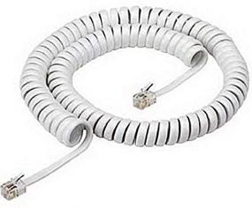 img 1 attached to 🔌 Premium 12 Feet White Handset Cord by SOUTHWESTERN BELL - Enhanced Telecommunication Accessory for Optimal Connectivity