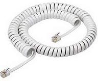 🔌 premium 12 feet white handset cord by southwestern bell - enhanced telecommunication accessory for optimal connectivity логотип