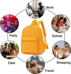 img 1 attached to 🌻 Sunflower Travel Shoulder Backpack for Kids - School, Décor & Storage Furniture