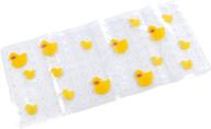 duck baby kids safety non slip bath mat - skid proof, mold & mildew free - vinyl material (yellow duck) logo