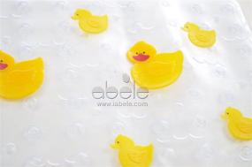 img 3 attached to Duck Baby Kids Safety Non Slip Bath Mat - Skid Proof, Mold & Mildew Free - Vinyl Material (Yellow Duck)