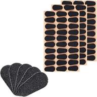 👓 pack of 45 soft foam nose pads - adhesive anti-slip thin nosepads for glasses, eyeglasses, and sunglasses, 2.5 mm thickness (style 1) logo