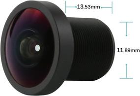 img 2 attached to 📷 D&F Professional Wide Angle Camera Lens (170 Degree) for GoPro HD Hero 3, Hero 2, Hero 1, SJCAM SJ4000, HS1199 Action Camera