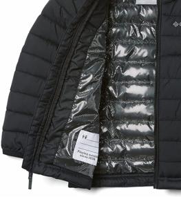 img 3 attached to 🧥 Columbia Powder Hooded Winter Repellent Boys' Jackets & Coats