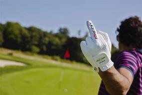 img 1 attached to 🏌️ Enhance Your Game with Nice Shot The Bird Men's Golf Glove: Premium Cabretta Leather in White