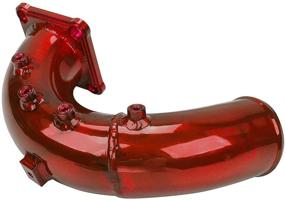 img 2 attached to 🏎️ Enhance Performance with High Flow Air Intake Elbow Tube for 1998.5-2002 Dodge Ram 5.9L Cummins Diesel Red