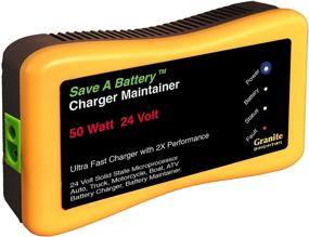 img 1 attached to Maximize Battery Life: Battery Saver 2365-24 24V 50W Quick Charger with Auto Pulse Maintainer