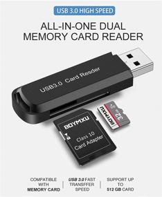 img 3 attached to 💾 32GB BOYMXU TF Memory Card with Adapter - High-Speed UHS-I Card Class 10 - USB 3.0 Card Reader Included (Black)