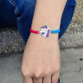 img 1 attached to 🦄 Unicorn Change Bracelet: Sparkling Fun Jewels for Girls' Jewelry Collection