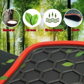 img 3 attached to 🚗 All Weather Floor Liners Replacement for Jeep Cherokee 2014-2019 - Heavy Duty Rubber Car Mats - Full Black