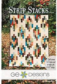 img 1 attached to 🛏️ Optimized Quilt Pattern: Strip Stacks by G E Designs