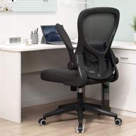 🪑 hbada office chair: ergonomic desk chair with lumbar support and flip-up arms for comfortable work" logo