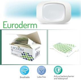 img 2 attached to EURODERM Transparent Sterile Adhesive Dressing - 2 3/8 x 2 ¾, Highly Resistant Thin PU Film - 100pcs