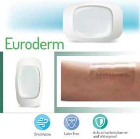 img 1 attached to EURODERM Transparent Sterile Adhesive Dressing - 2 3/8 x 2 ¾, Highly Resistant Thin PU Film - 100pcs