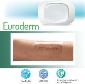 img 3 attached to EURODERM Transparent Sterile Adhesive Dressing - 2 3/8 x 2 ¾, Highly Resistant Thin PU Film - 100pcs