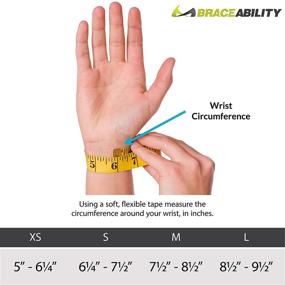 img 3 attached to 🖐️ BraceAbility Thumb & Wrist Spica Splint: Effective Support for De Quervain's Tenosynovitis, Tendonitis, Arthritis & Sprains - Small Right Hand