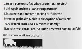 img 2 attached to 🐄 Clean+Lean Clean Cow+: Ultimate Diet Protein Powder - Grass-Fed Whey, Zero Net Carbs, 122 Calories, 25g Protein+ Organic Inulin Fiber for Satiety - 28 Servings