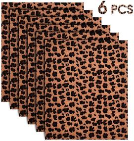 img 2 attached to Leopard Print Transfer Vinyl Bundle Sewing for Trim & Embellishments