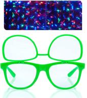 🕶️ optimal festival, light, and rave eyewear: premium glasses with flip diffraction lenses logo