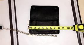 img 3 attached to Genuine Leather Bifold Motorcycle Trucker Wallet