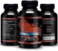 alpha-t testosterone booster for men - naturally enhance testosterone levels, improve athletic performance, energy, and libido - male enhancement supplement with tribulus, fenugreek, tongkat ali, enzymatic blend - 90 veggie caps logo
